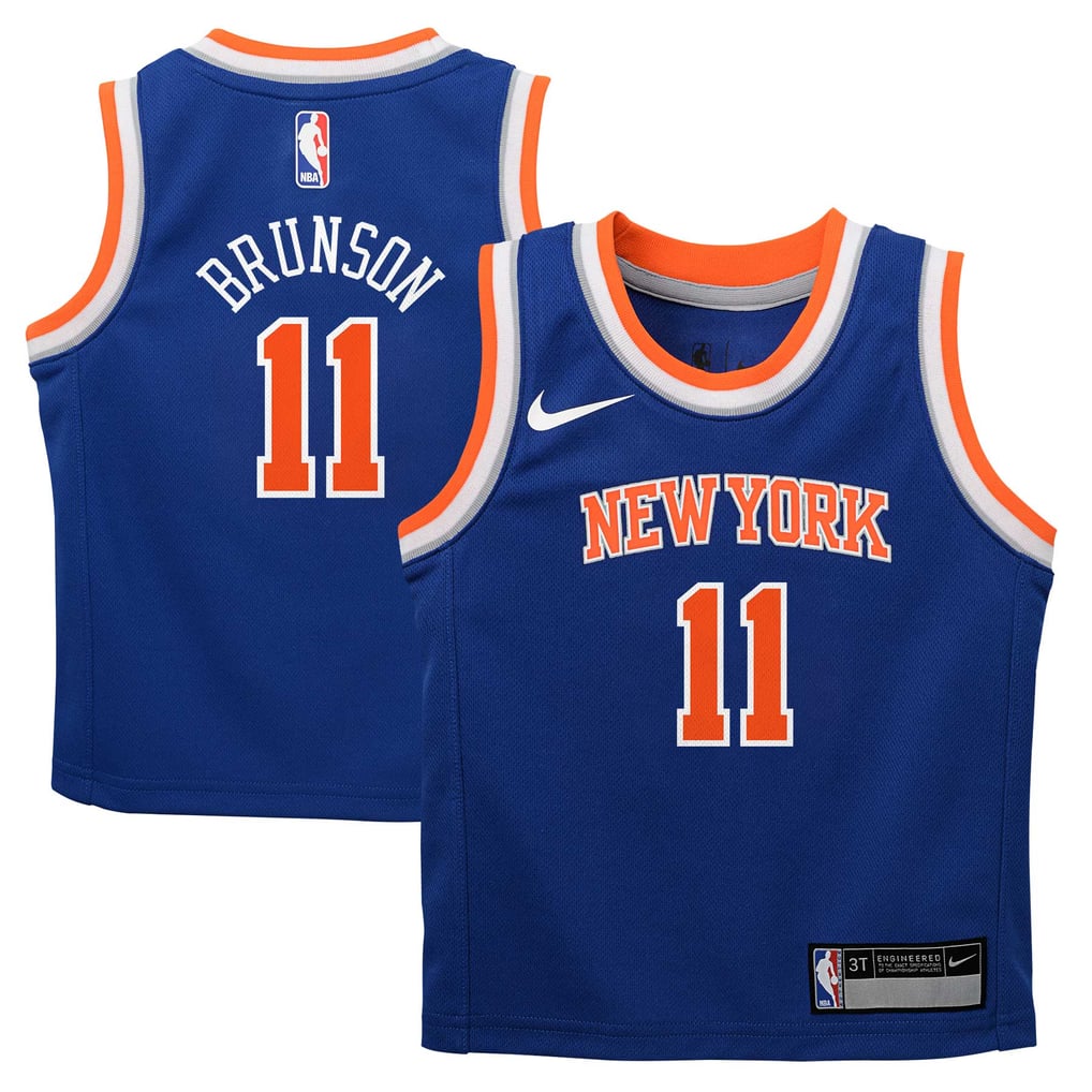 Infant New York Knicks Jalen Brunson Nike Blue Replica Swingman Jersey ...
