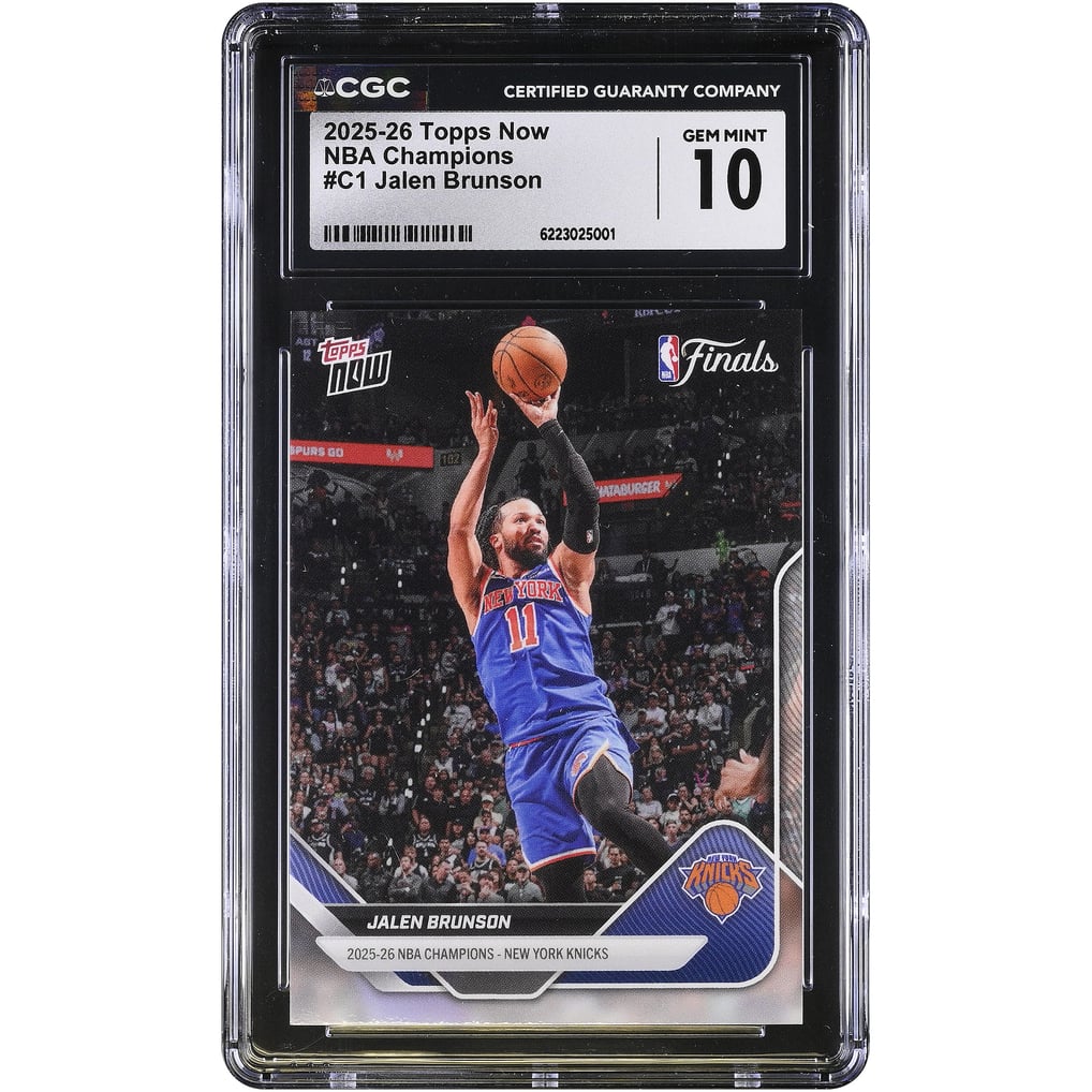 Jalen Brunson New York Knicks 2025-26 Topps Now 25-26 NBA Champions #C1 ...