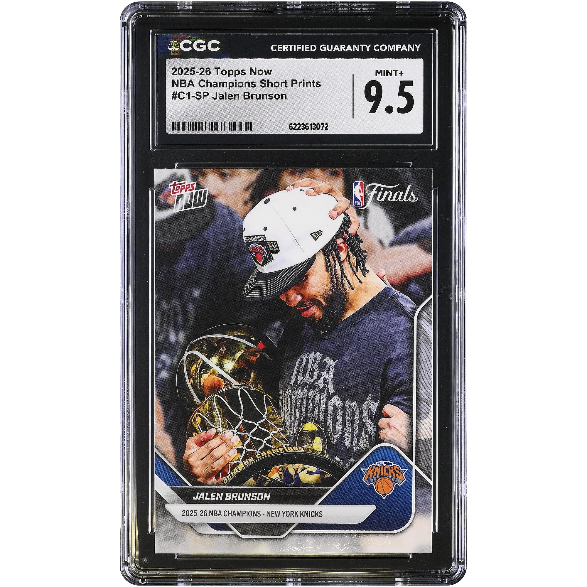 Print Collection Card Jalen Brunson New York Knicks 2025-26 Topps Now NBA Champions Short ...
