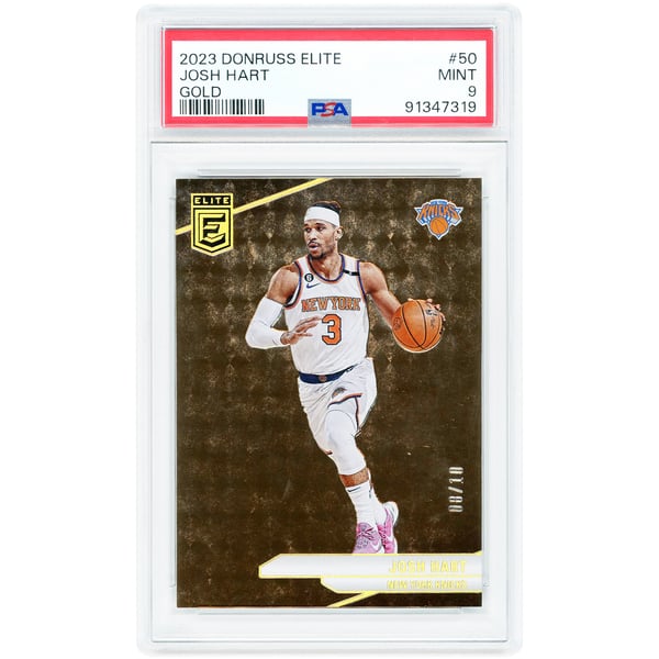 Josh Hart New York Knicks 2023-24 Panini Donruss Elite Gold #50 #8 