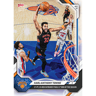 Karl-Anthony Towns - 2026-27 NBA Topps NOW® - Card 38