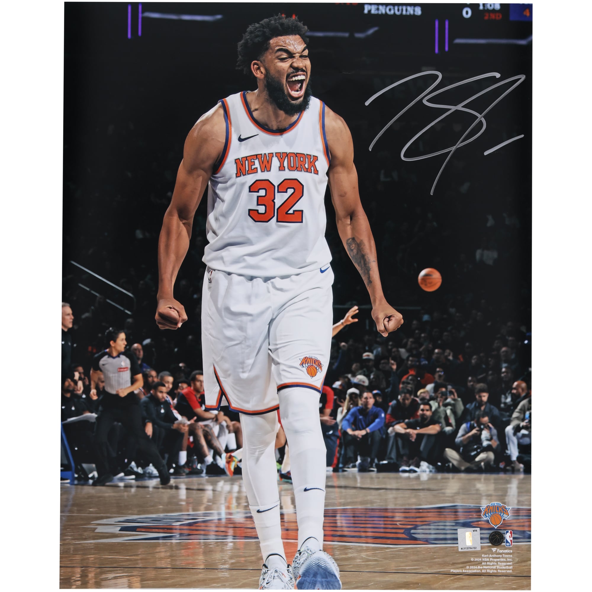 Karl-Anthony Towns New York Knicks Fanatics Authentic Autographed 