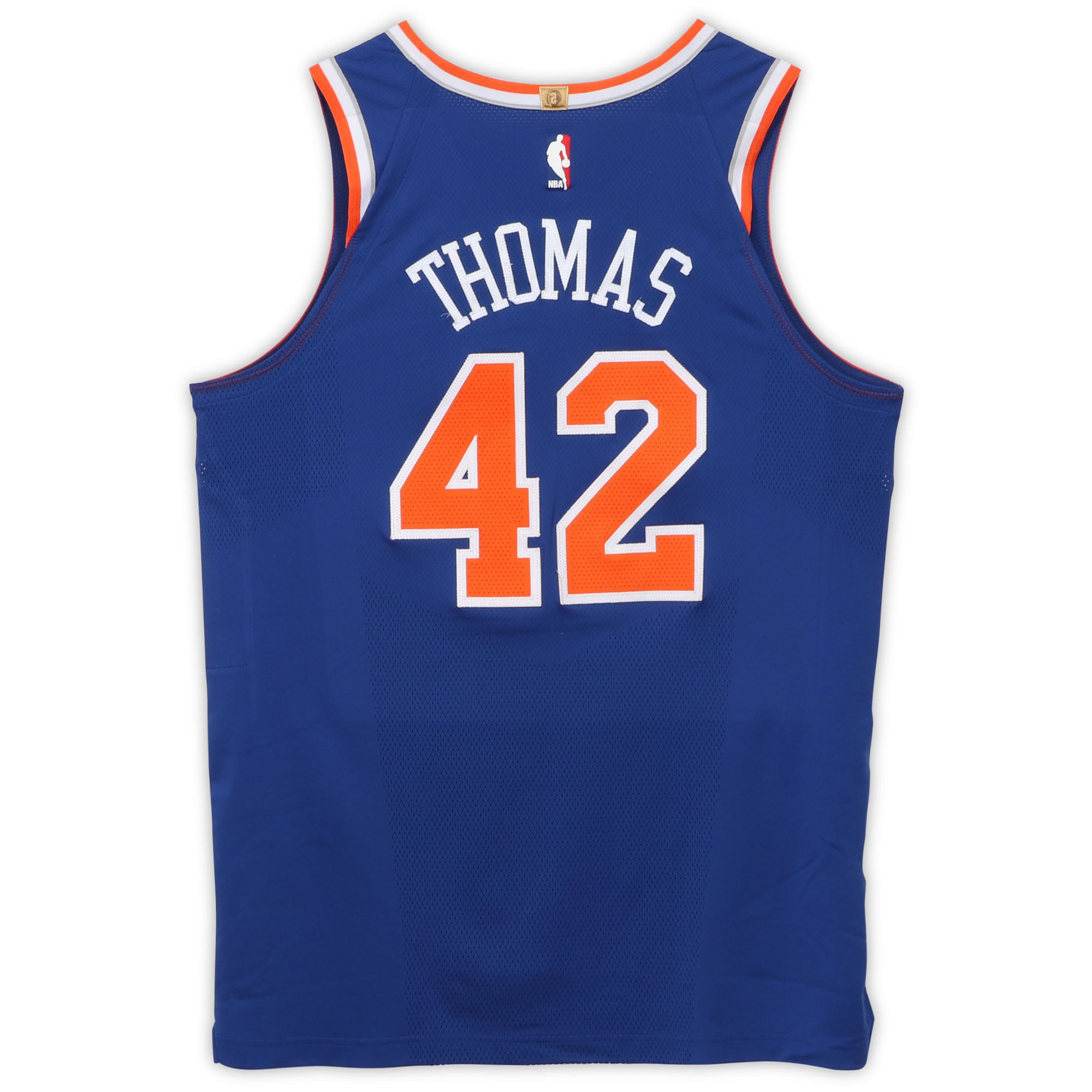 New York Knicks Lance Thomas Fanatics Authentic Game-Used #42 Blue