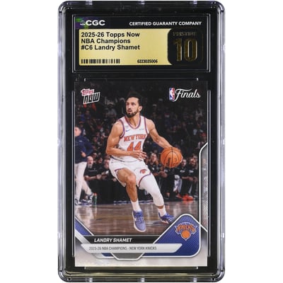 Landry Shamet New York Knicks 2025-26 Topps Now 25-26 NBA Champions #C6 CGC Authenticated PRISTINE 10 Card