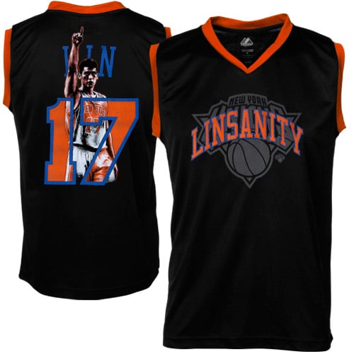 Majestic Jeremy Lin New York Knicks Youth Linsanity Notorious