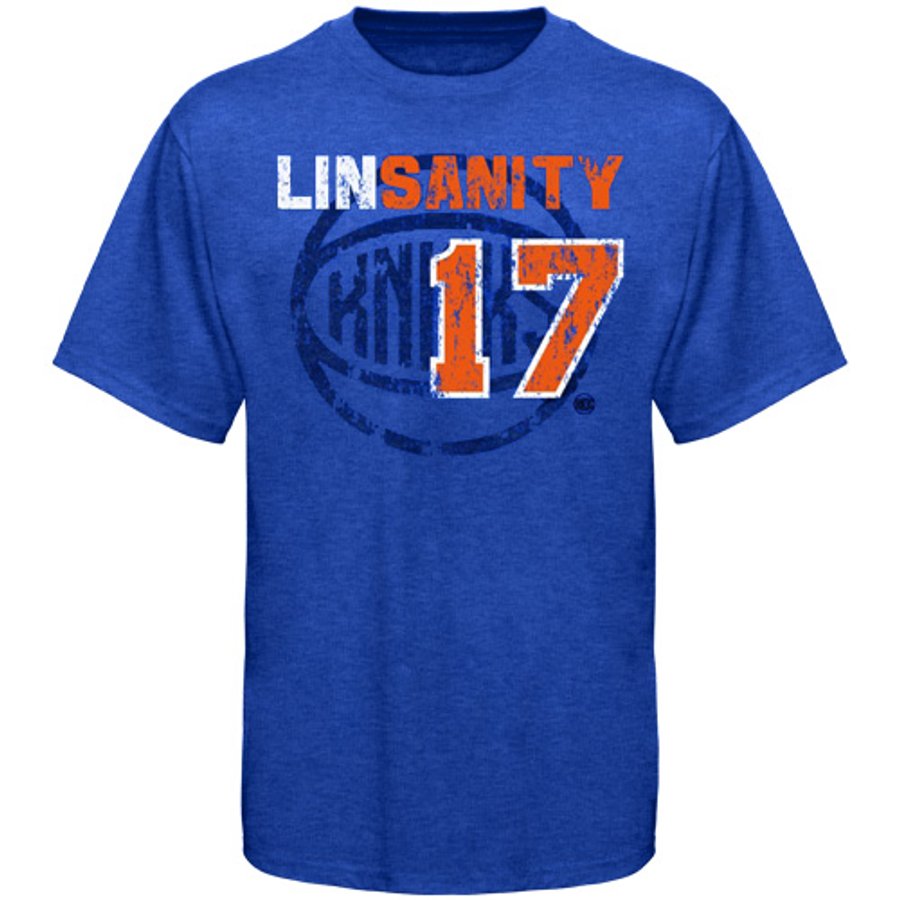 Jeremy Lin Jersey T Shirt NBA New York Knicks Jeremy Lin LINSANITY