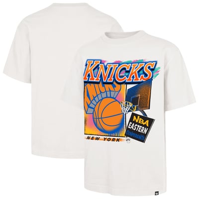  New York Knicks '47 City Paint Reed Foundation T-Shirt - Cream