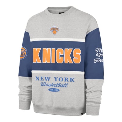 New York Knicks '47 Blockfield Maximalist Sweatshirt - Gray
