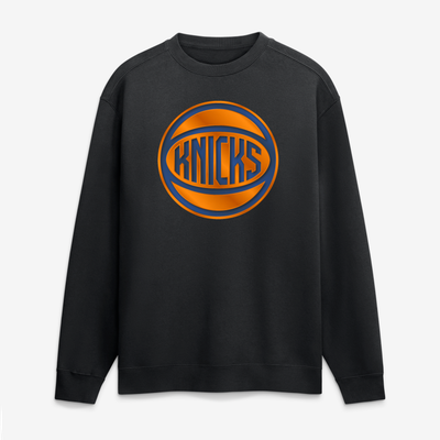 New York Knicks  Metallic Mascot Sweatshirt - Black