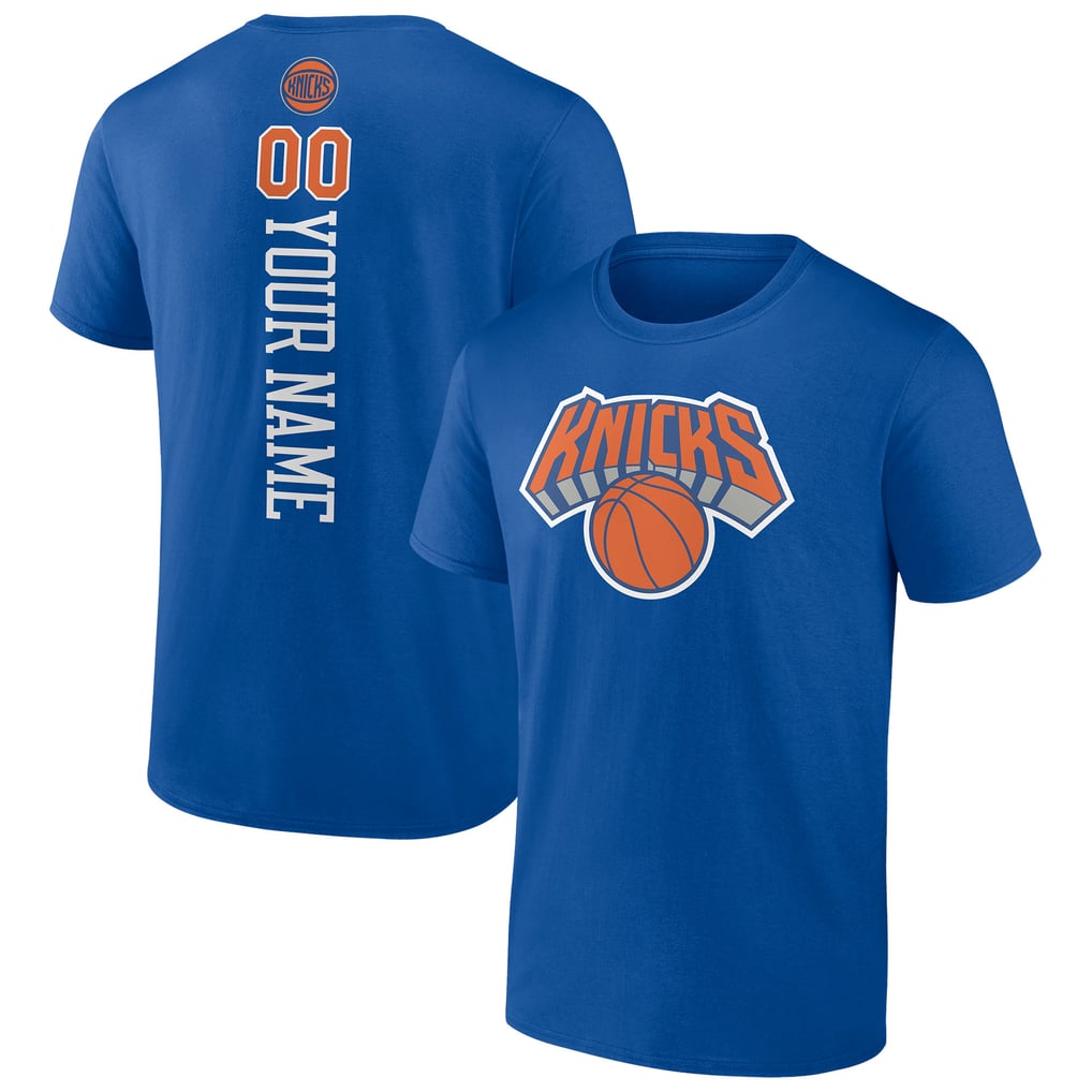 New York Knicks Personalized Playmaker Team T-Shirt - Blue