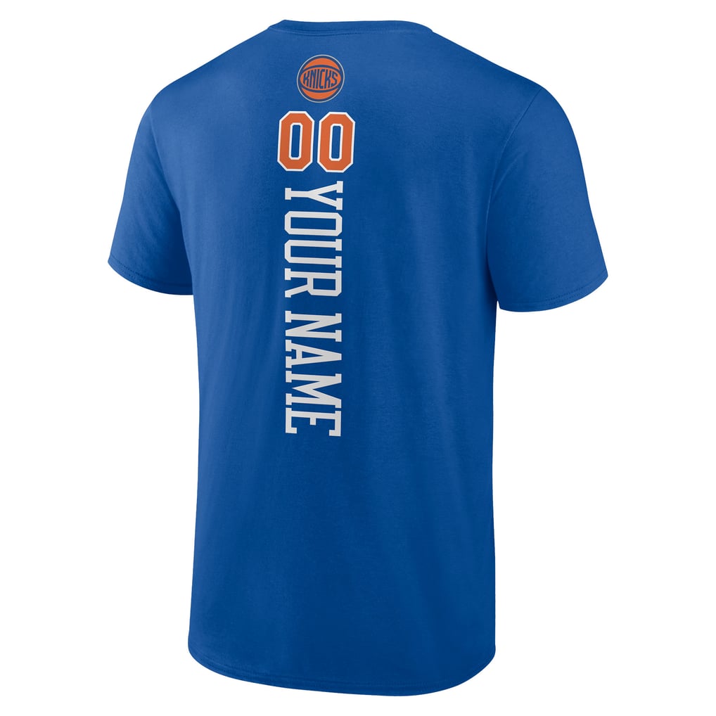 New York Knicks Personalized Playmaker Team T-Shirt - Blue