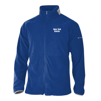New York Knicks Columbia Everest Ridge Full-Zip Fleece Jacket - Blue