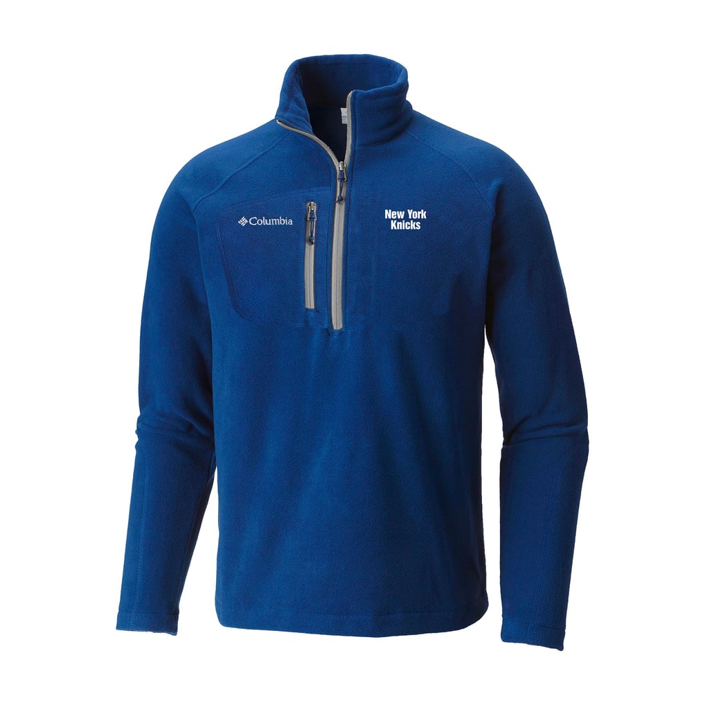  New York Knicks Columbia Fast Trek III Half-Zip Fleece Pullover - Blue