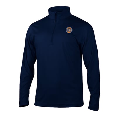 New York Knicks Columbia Fairway Break Quarter-Zip Pullover - Navy