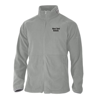 New York Knicks Columbia Everest Ridge Full-Zip Fleece Jacket - Silver