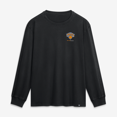  New York Knicks Fanatics Coaching Time Long Sleeve T-Shirt - Black