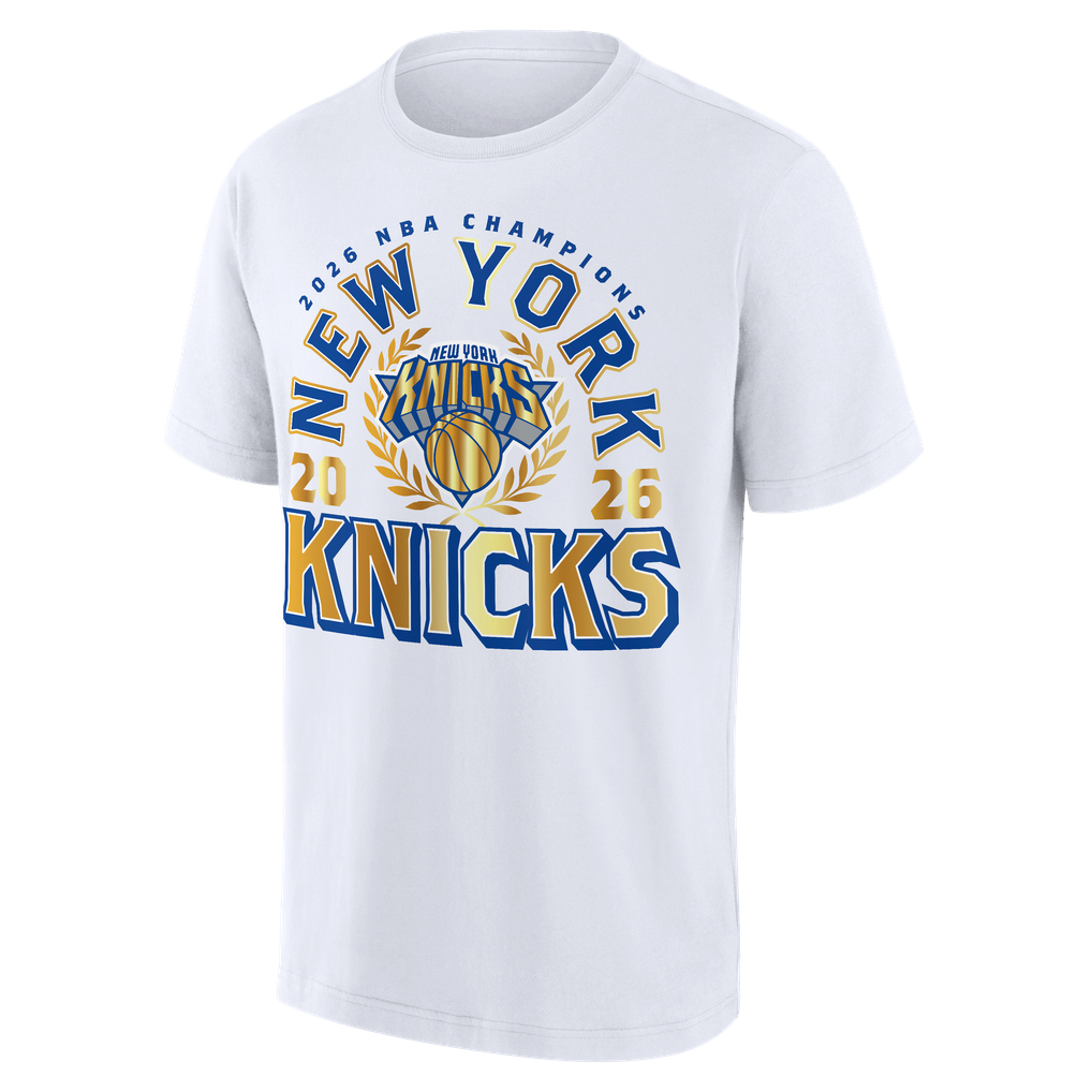 Men's New York Knicks Fanatics White 2026 NBA Finals Champions Banner ...