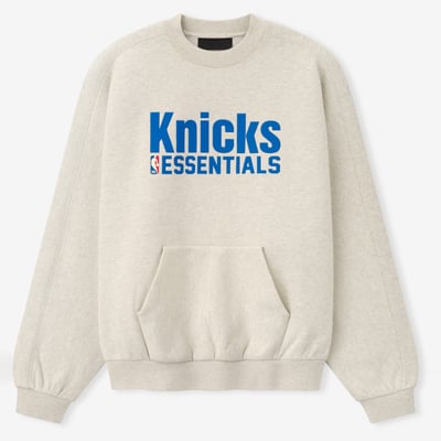 New York Knicks Fear of God 90s Relaxed Sweatshirt - Cream