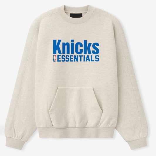 New York Knicks Fear of God 90s Relaxed Sweatshirt - Cream