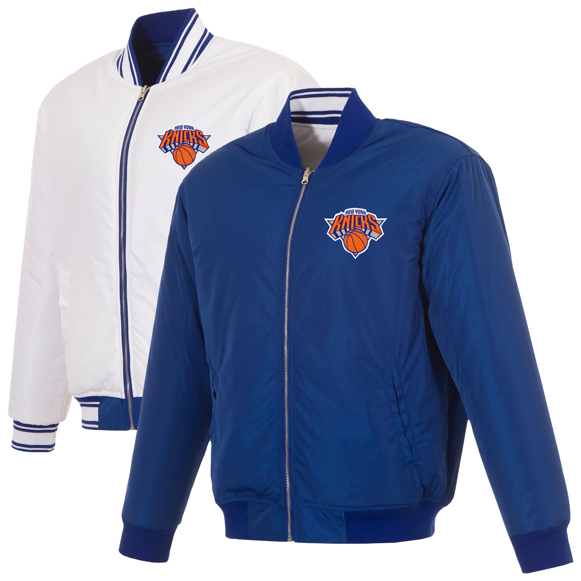 thumbnail interactive-video image 1 of New York Knicks Men's Vintage Blue Basketball Shorts With Pockets – Sizes S-XXL 1 of 4