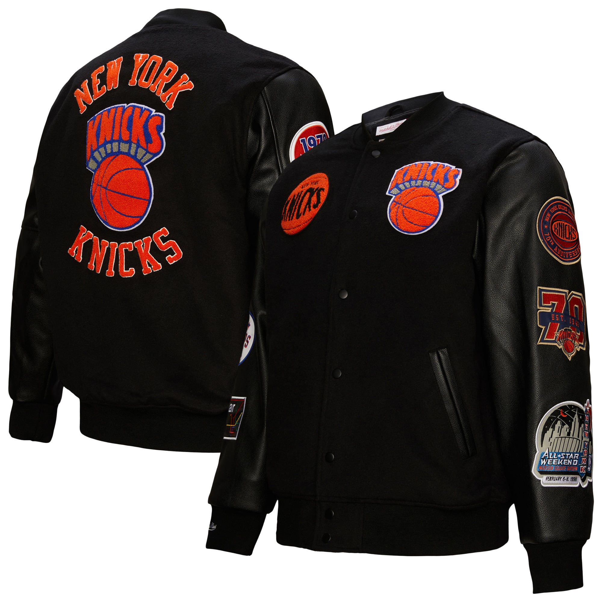 New York Knicks Mitchell & Ness Hardwood Classics Blackout 