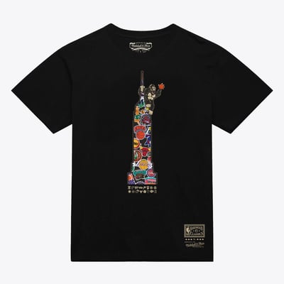  New York Knicks Mitchell & Ness King K T-Shirt - Black