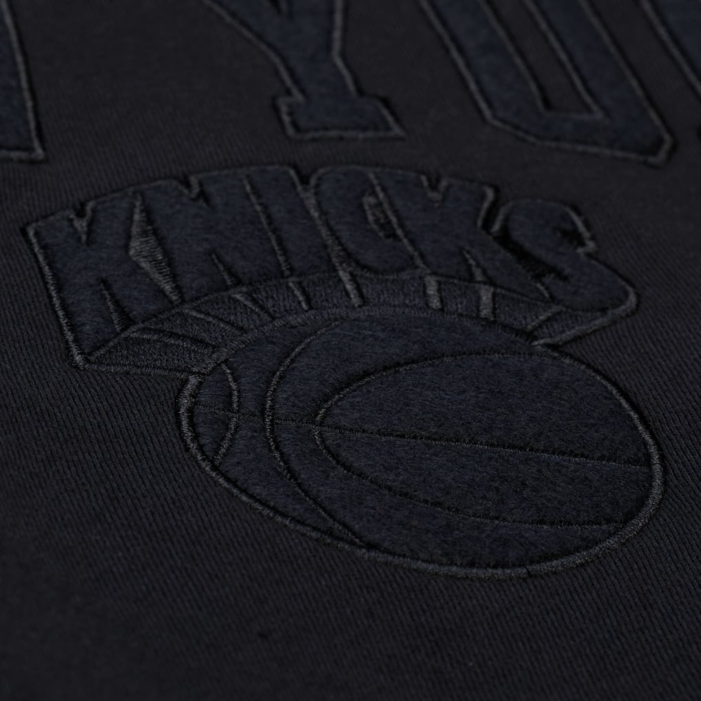 New York Knicks Mitchell & Ness Phantom Fleece Sweatshirt - Black