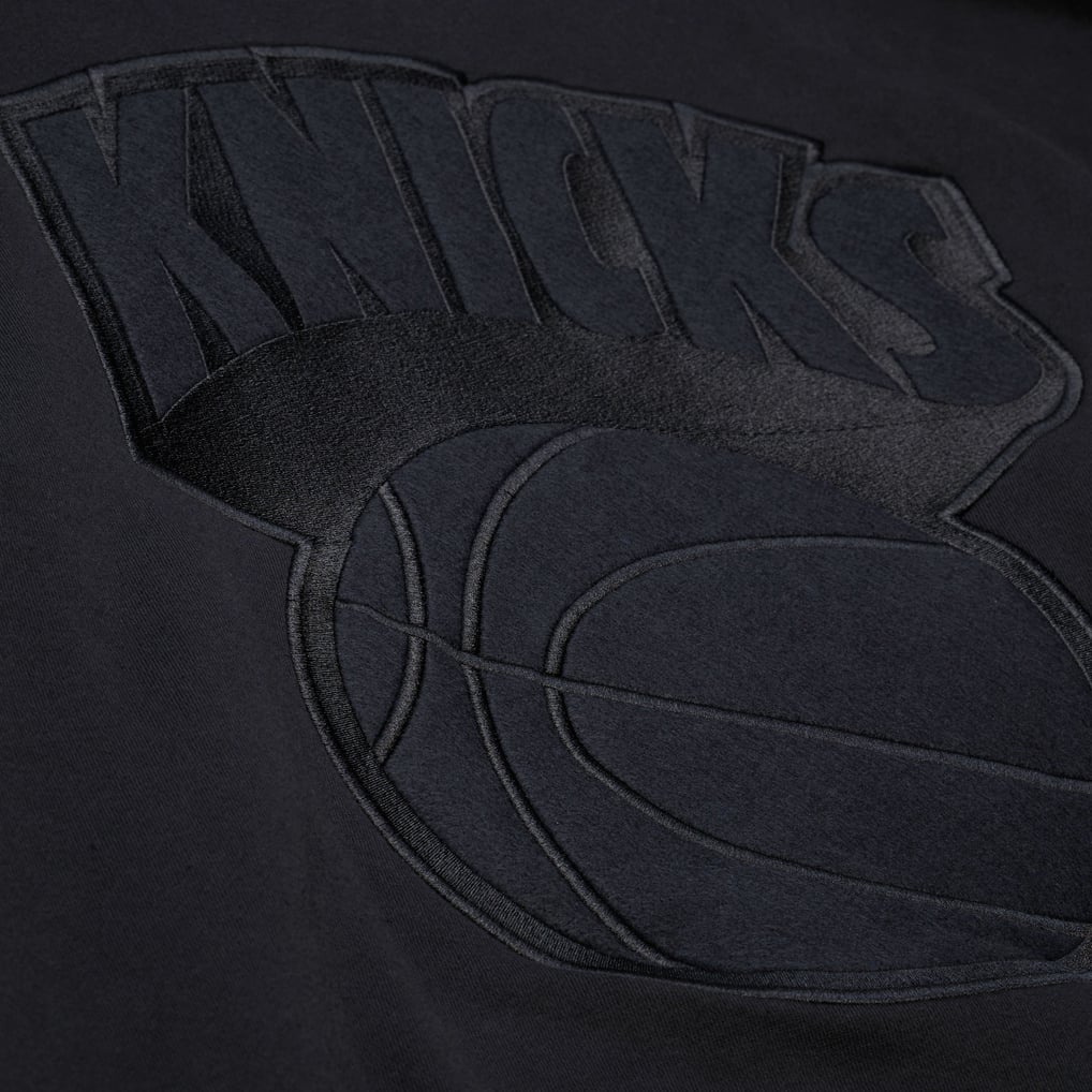 New York Knicks Mitchell & Ness Phantom Fleece Sweatshirt - Black