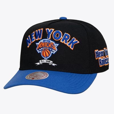 New York Knicks Mitchell & Ness True Legacy Pro Adjustable Hat - Black