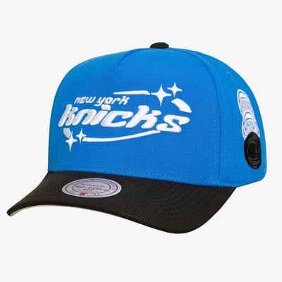 New York Knicks Mitchell & Ness Men's 404 Club Starz Pro Snapback Hat - Blue