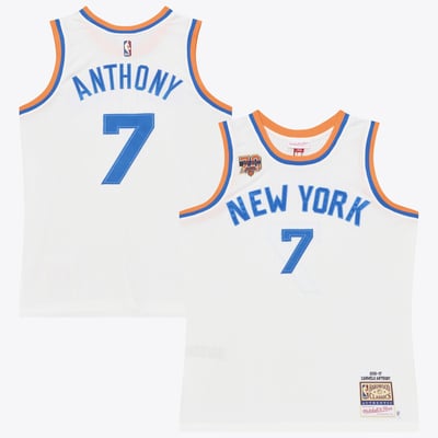 Carmelo Anthony New York Knicks Mitchell & Ness 2016/17 Authentic Jersey - White