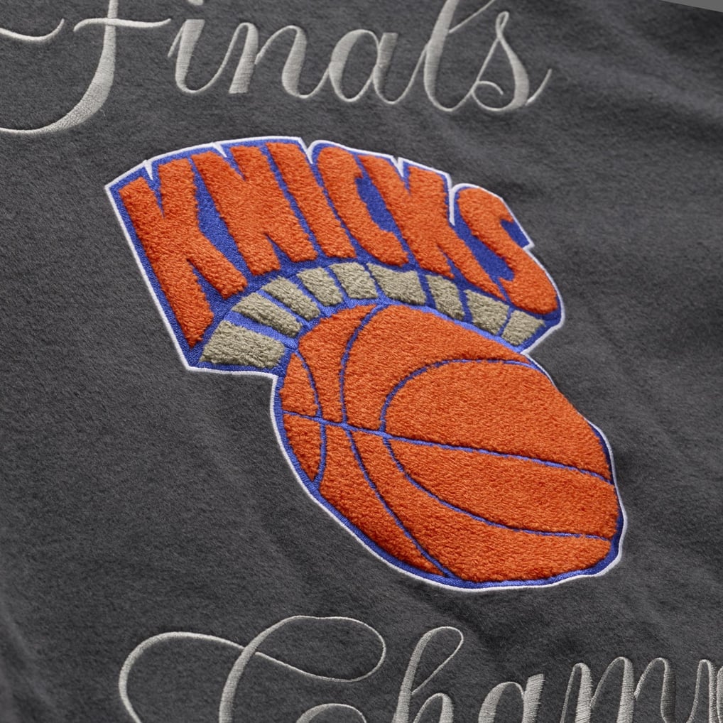 New York Knicks Mitchell & Ness Legacy Made Varsity Full-Snap Jacket ...