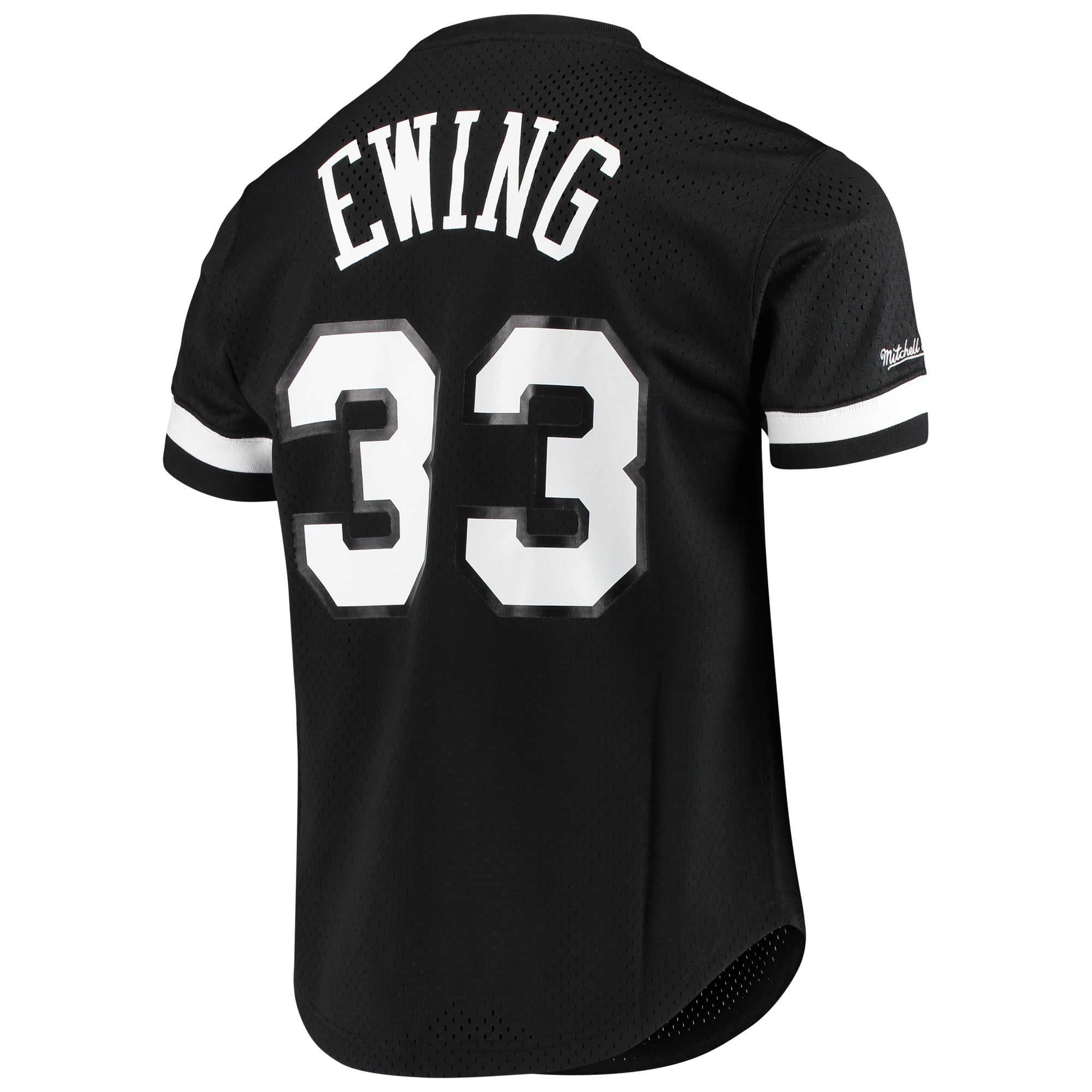 Men's New York Knicks Patrick Ewing Mitchell & Ness Black Mesh