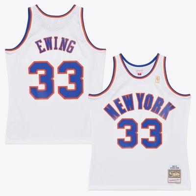 Patrick Ewing New York Knicks Mitchell & Ness 1996-97 Hardwood Classics Swingman Jersey - White
