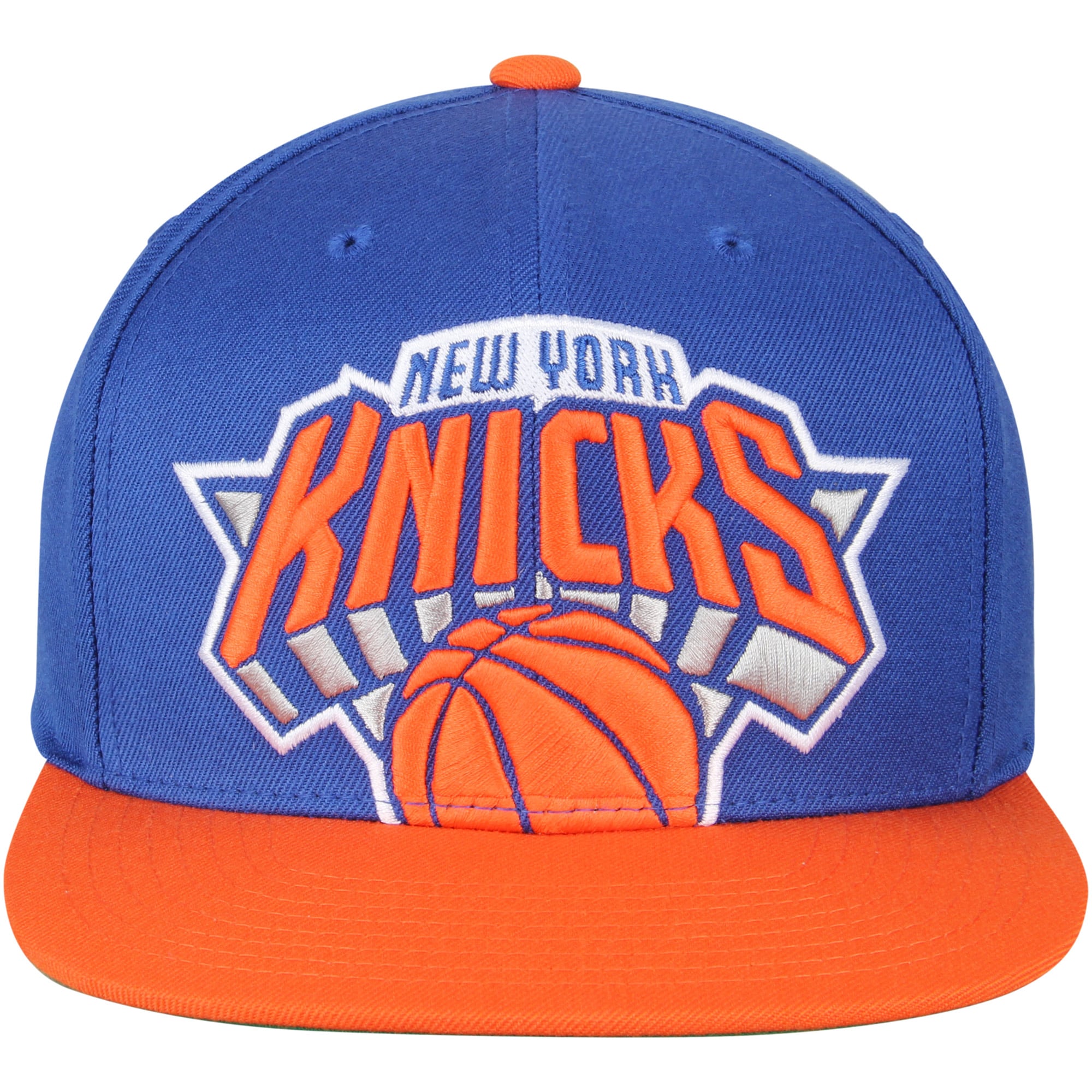 【セール中】MITCHELL & NESS ニューヨークメッツ オーセンXL Men's New York Knicks Mitchell & Ness Royal/Orange Cropped XL Logo