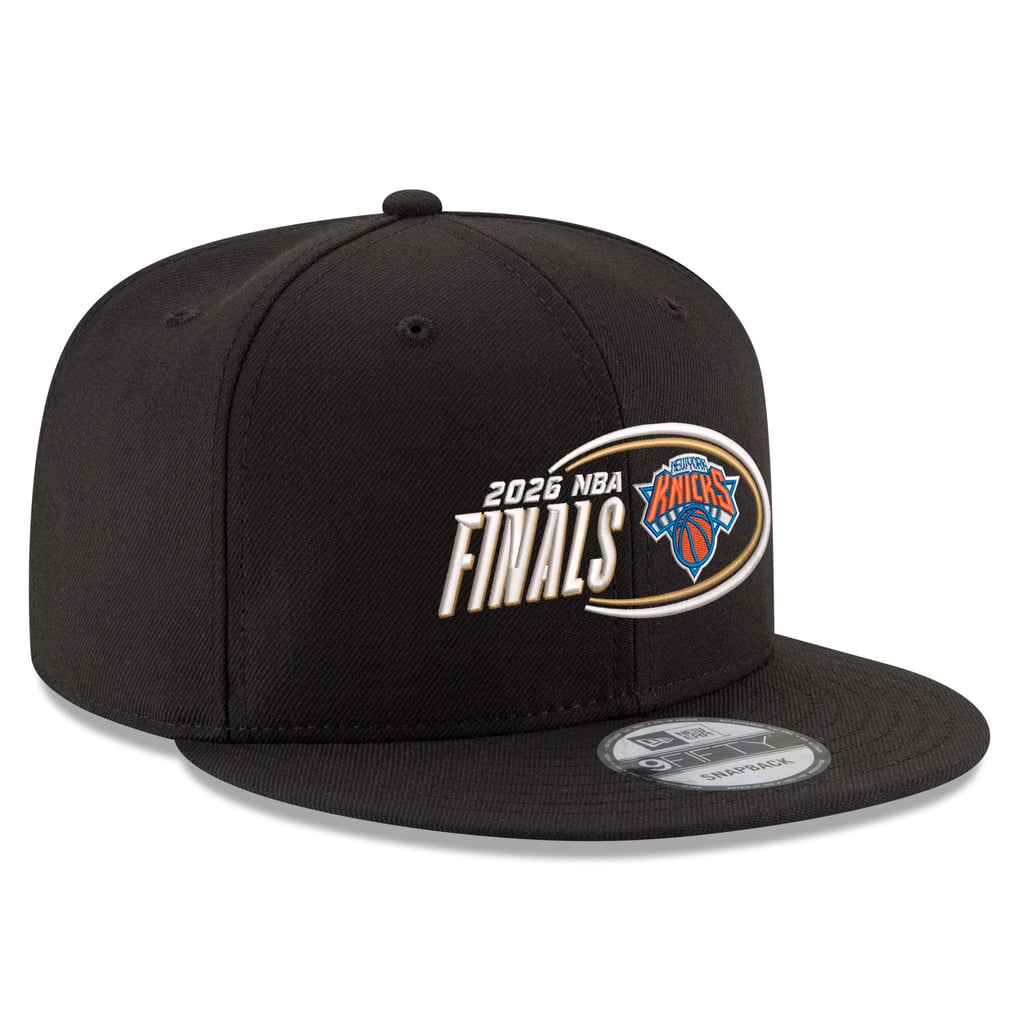 Men's New York Knicks New Era Black 2026 NBA Finals 9FIFTY Snapback Hat