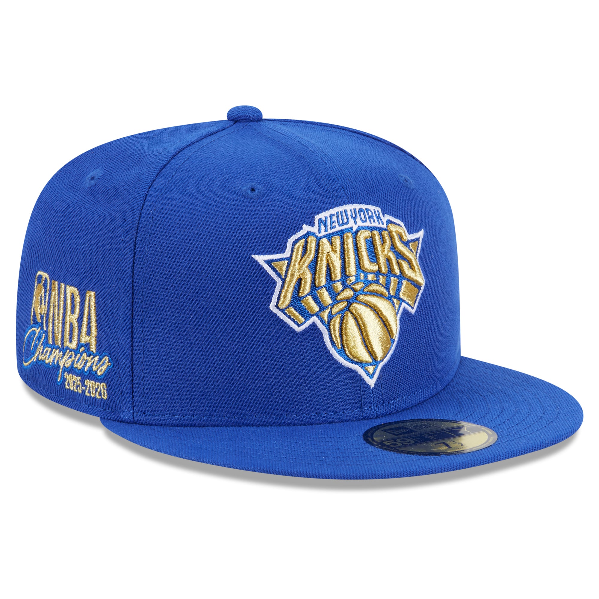 Men's New York Knicks New Era Blue 2026 NBA Finals Champions Ring ...