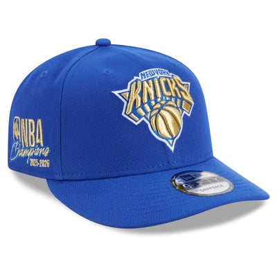 New York Knicks New Era 2026 NBA Finals Champions Ring Ceremony 9FIFTY Snapback Hat - Blue