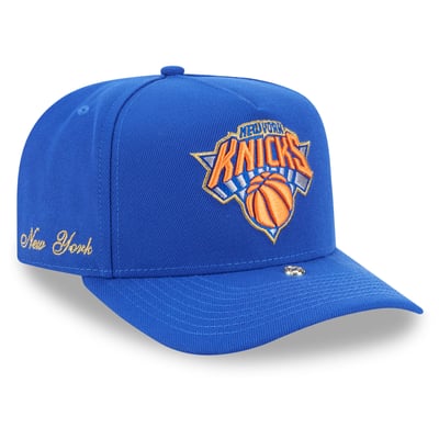 New York Knicks New Era Injection Pin 9FIFTY A-Frame Snapback Hat - Blue