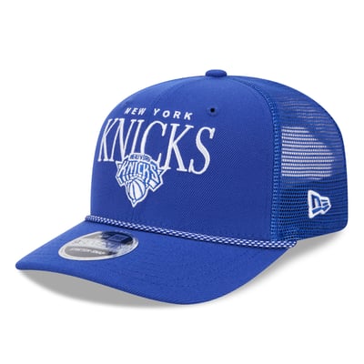 New York Knicks New Era Tonal 9SEVENTY Adjustable Trucker Hat - Blue