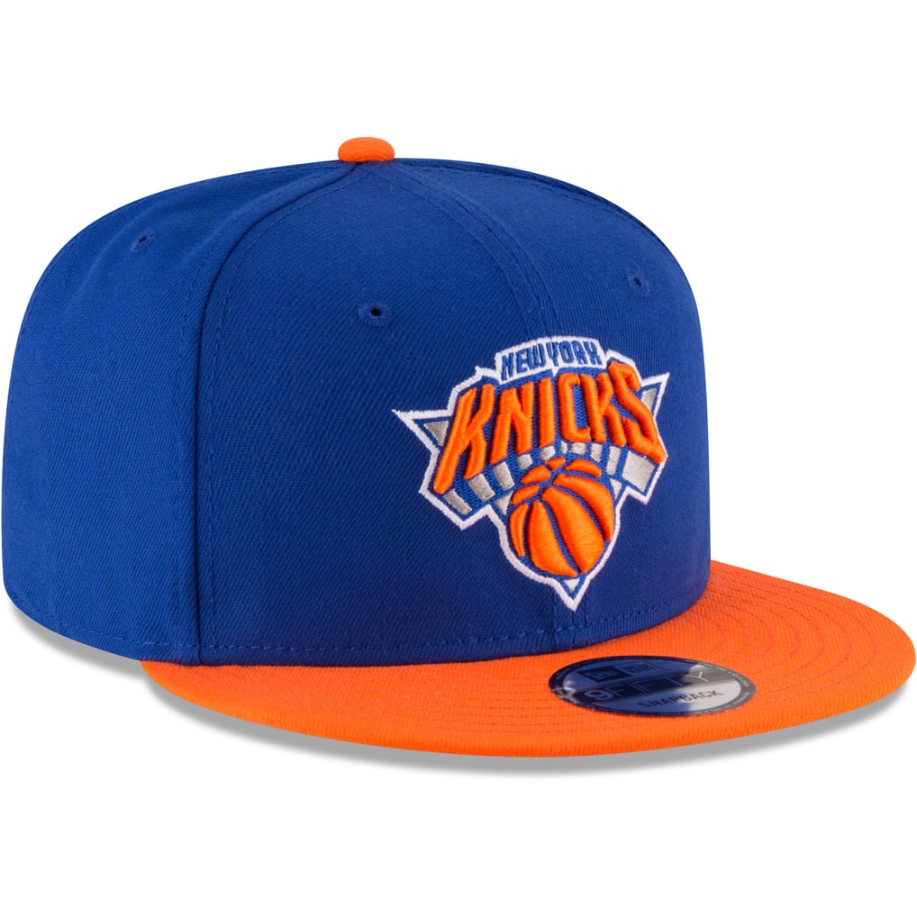 New York Knicks New Era Two-Tone 9FIFTY Adjustable Hat - Blue/Orange