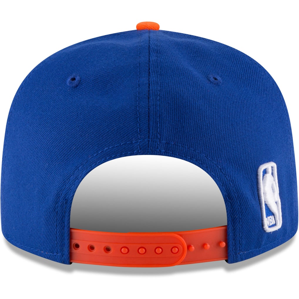 New York Knicks New Era Two-Tone 9FIFTY Adjustable Hat - Blue/Orange