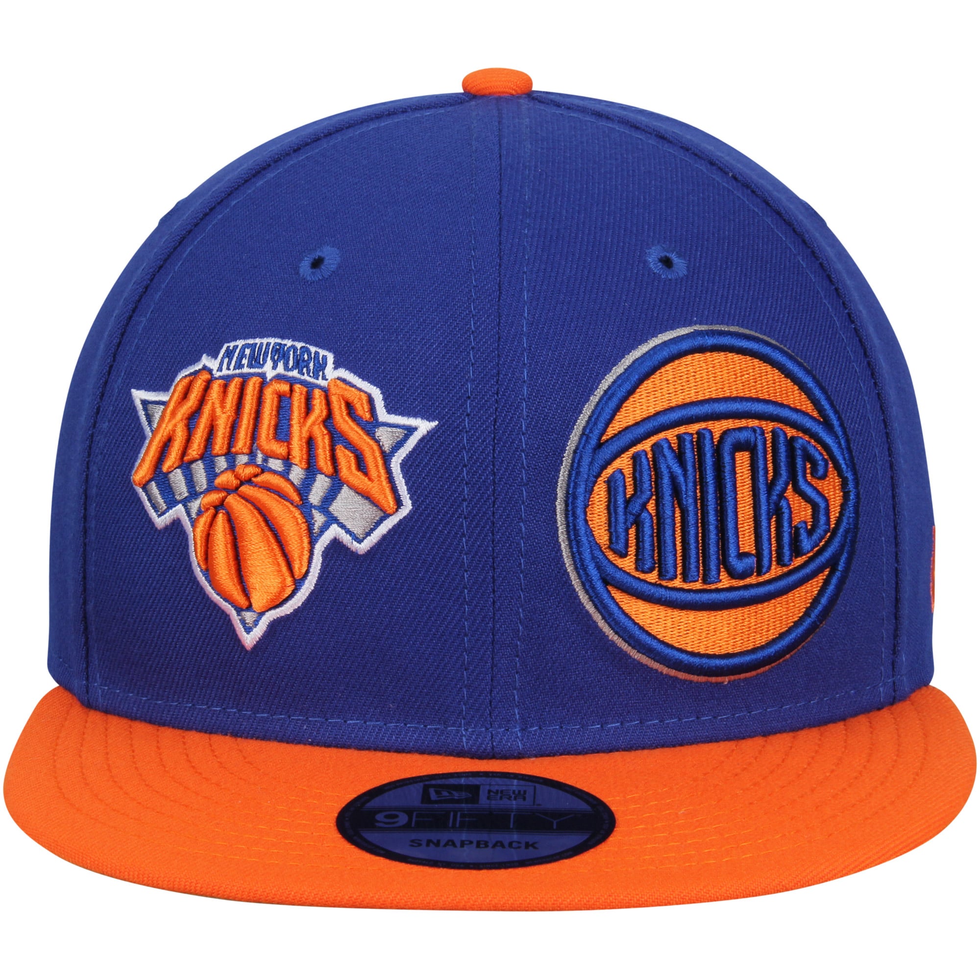 Men's New York Knicks New Era Blue/Orange Y2K Double Whammy 9FIFTY