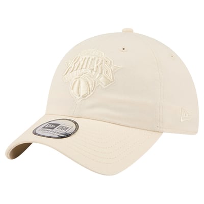 New York Knicks New Era Color Pack Casual Classic Adjustable Hat - Cream