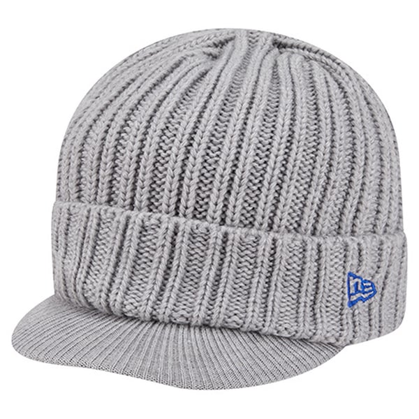 New York Knicks New Era Cuffed Knit Hat with Visor - Heather  display picture 1