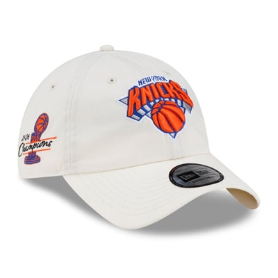  New York Knicks New Era Casual Classic Champs Adjustable Hat - White