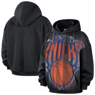 New York Knicks Nike 2026 Standard Issue Practice Icon Fleece Pullover Hoodie - Black