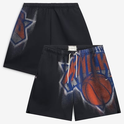 New York Knicks Nike 2026 Standard Issue Practice Icon Fleece Shorts - Black
