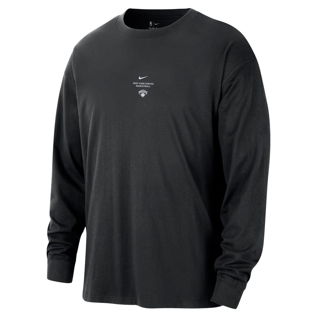 Men's New York Knicks Nike Black 2026/27 Standard Issue Pre-Game ...