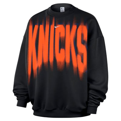 New York Knicks Nike 2026/27 Standard Issue Team Fleece Pullover Sweatshirt - Black
